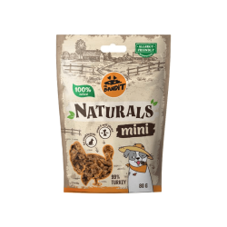 Recompense pentru caini, talie mica, Mr Bandit Naturals Mini, curcan, 80g