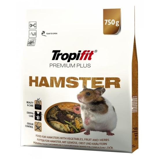 Hrana pentru hamster Tropifit Premium Plus Hamster , 750 g Hrana pentru hamster Tropifit Premium Plus Hamster , 750 g