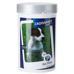Supliment vitamino-mineral pentru caini, PET PHOS CROISSANCE Ca/P = 2 , CEVA, 500 tablete Supliment vitamino-mineral pentru caini, PET PHOS CROISSANCE Ca/P = 2 , CEVA, 500 tablete