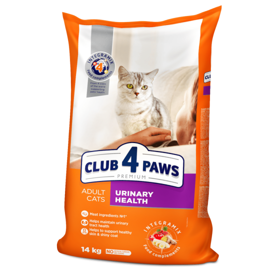 Hrana uscata pentru pisici adulte, mentinerea sanatatii tractului urinar, CLUB 4 PAWS PREMIUM, 14 kg Hrana uscata pentru pisici adulte, mentinerea sanatatii tractului urinar, CLUB 4 PAWS PREMIUM, 14 kg