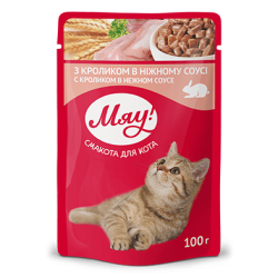 Hrana umeda pentru pisiciadulte , My Love, iepure in sos delicat, 100g