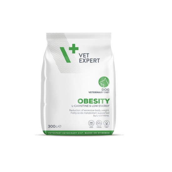 DIETA VETERINARA OBESITY DOG, VETEXPERT, 300 g DIETA VETERINARA OBESITY DOG, VETEXPERT, 300 g
