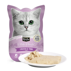 Hrana umeda pentru pisici 100% holistica, Kit Cat Petite Pouch, pui si ton, 24 plicuri x 70g Hrana umeda pentru pisici 100% holistica, Kit Cat Petite Pouch, pui si ton, 24 plicuri x 70g