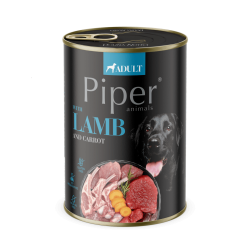 Hrana umeda pentru caini PIPER DOG, miel si morcov 400g Hrana umeda pentru caini PIPER DOG, miel si morcov 400g