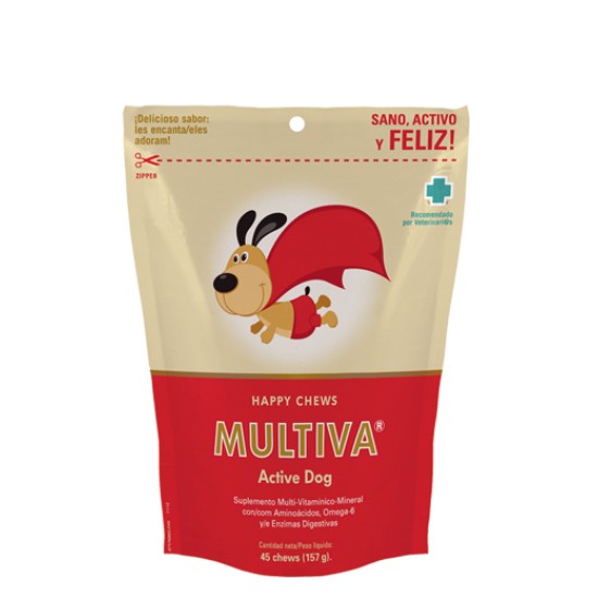 Multivitamine si multiminerale MULTIVA Active DOG VetNova, 45 comprimate Multivitamine si multiminerale MULTIVA Active DOG VetNova, 45 comprimate