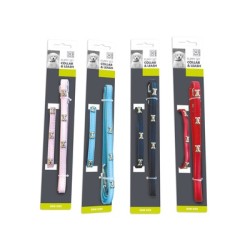 SET Zgarda si lesa pentru caini BLISS PUPPY M-PETS 1x100 cm/1x30 cm SET Zgarda si lesa pentru caini BLISS PUPPY M-PETS 1x100 cm/1x30 cm