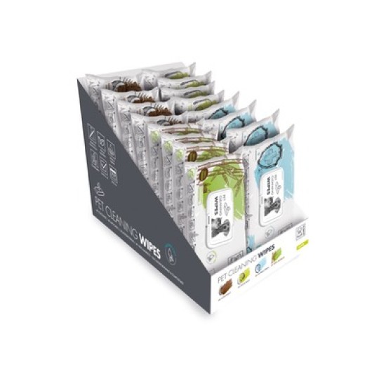 DISPLAY cu MIX 16 x Servetele umede antibacteriene pentru animale de companie (15x 20cm)- 40 buc 60101701 DISPLAY cu MIX 16 x Servetele umede antibacteriene pentru animale de companie (15x 20cm)- 40 buc 60101701