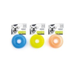 Gogoasa din cauciuc moale pentru caini, DONUT M-PETS, Ø 6.7 cm