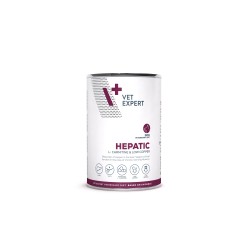 Dieta veterinara umeda HEPATIC DOG 4T, Vet Expert, 400 gr Dieta veterinara umeda HEPATIC DOG 4T, Vet Expert, 400 gr