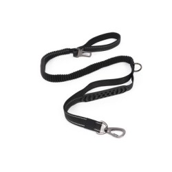 Lesa multifunctionala pentru caini, negru, FLEX PRO M-PETS, 2,5 cm x 120 cm - 170 cm Lesa multifunctionala pentru caini, negru, FLEX PRO M-PETS, 2,5 cm x 120 cm - 170 cm