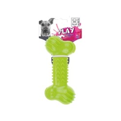 Os din cauciuc cu sfoara FUNBONE M-PETS 18x8x5 cm Os din cauciuc cu sfoara FUNBONE M-PETS 18x8x5 cm