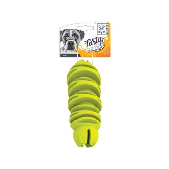 Jucarie din cauciuc pentru caini, VENUS M-PETS, verde, 14.7 x 6 x 6.1 cm