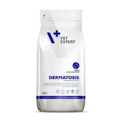 4T Dieta Veterinara DERMATOSIS DOG, VetExpert, cu carne de somon  si Cartofi, 12 Kg 4T Dieta Veterinara DERMATOSIS DOG, VetExpert, cu carne de somon  si Cartofi, 12 Kg