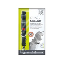 Zgarda cu sistem de semi-choke, KOMBI M-PETS, negru, XL, 2,5x51 cm/71 cm Zgarda cu sistem de semi-choke, KOMBI M-PETS, negru, XL, 2,5x51 cm/71 cm