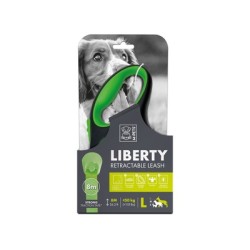 Lesa retractabila pentru caini, LIBERTY M-PETS, verde L, 20.8 x 11.6 x 4.4 cm Lesa retractabila pentru caini, LIBERTY M-PETS, verde L, 20.8 x 11.6 x 4.4 cm