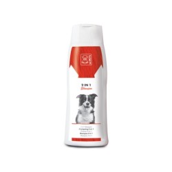 Sampon pentru caini 2 in 1, sampon si balsam, M-PET,  250ml