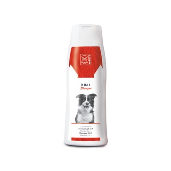 Sampon pentru caini 2 in 1, sampon si balsam, M-PET, 250ml Sampon pentru caini 2 in 1, sampon si balsam, M-PET, 250ml