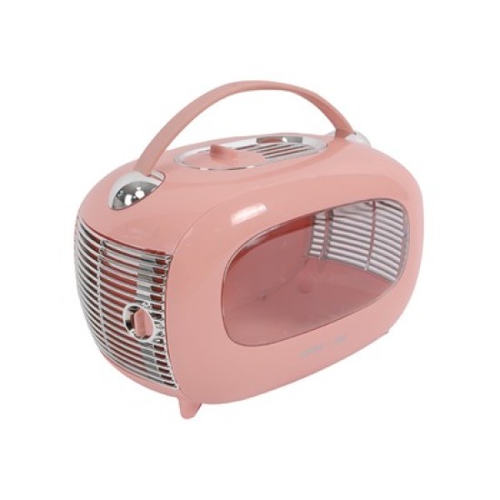 Cusca de transport clasica pentru caini si pisici, SIXTIES M-PETS, roz, 48,3 x 27,8 x 29,9 cm 20401199