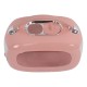 Cusca de transport clasica pentru caini si pisici, SIXTIES M-PETS, roz, 48,3 x 27,8 x 29,9 cm 20401199