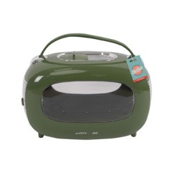 Cusca de transport clasica pentru caini si pisic M-PETS, SIXTIES, verde,48,3 x 27,8 x 29,9 cm, 20401399