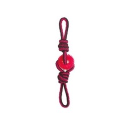 Jucarie pentru caini din sfoara, trio,TWIST M-PETS, 49 cm