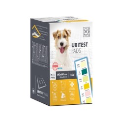 Covorase absorbante pentru caini, cu strips, URITEST M-PETS, 60 x 60, pachet 15 buc Covorase absorbante pentru caini, cu strips, URITEST M-PETS, 60 x 60, pachet 15 buc