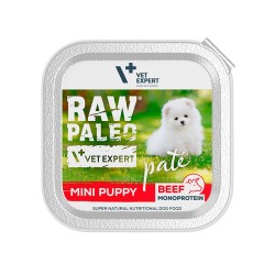 Hrana umeda pentru caini, puppy, RAW PALEO PATE, vita, 150 g Hrana umeda pentru caini, puppy, RAW PALEO PATE, vita, 150 g