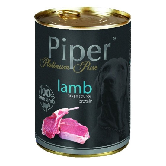 Hrana umeda Piper Platinum Pure, Miel, 400 g GOPET