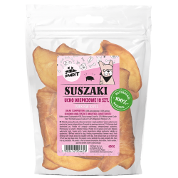 Recompense pentru caini Mr. Bandit, urechi de porc, 10 buc