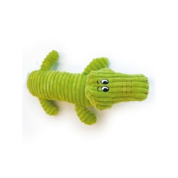 Jucarie din plus, FRANKY Squeaker M-PETS, verde, 32x17x9 cm