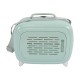 Cusca de transport caini si pisici, M-PETS, SIXTIES TV, albastru, 44,7 x 26,6 x 38,4 cm, 20400999