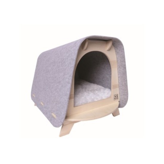Cort pentru pisici Woody Cozy M-PETS 49.50 cmx45.00 cmx64.00 cm Cort pentru pisici Woody Cozy M-PETS 49.50 cmx45.00 cmx64.00 cm