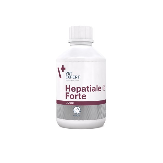 Supliment pentru sustinerea functiei hepatice la caini, HEPATIALE FORTE LIQUID, Vet Expert, 250 ml Supliment pentru sustinerea functiei hepatice la caini, HEPATIALE FORTE LIQUID, Vet Expert, 250 ml