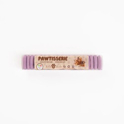 Recompense crocante pentru caini ROLLS ROCKY PAWTISSERIE MACAROONS, purple 50g