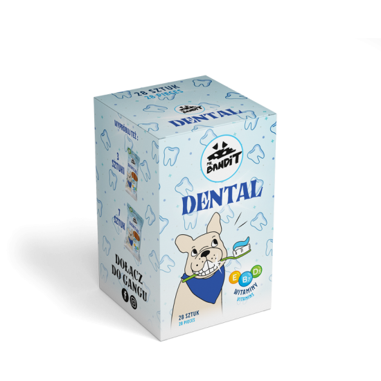 Recompense pentru caini Mr. Bandit DENTAL STICKS, 28 buc Recompense pentru caini Mr. Bandit DENTAL STICKS, 28 buc