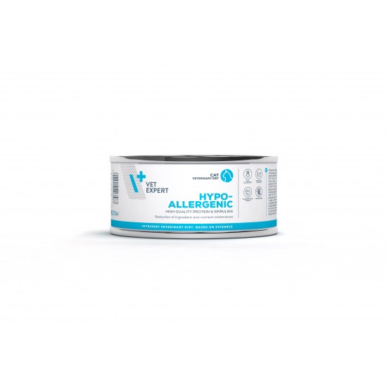 4T Dieta umeda HIPOALERGENIC CAT, carne de curcan, 100 gr