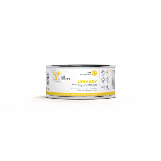 4T Dieta Veterinara pisici Urinary Cat, VetExpert, conserva, 100g