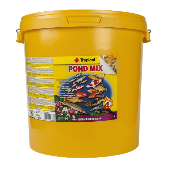Amestec complet de furaje pentru pestii ornamentali din iazurile de gradina TROPIFISH POND MIX 3.5KG