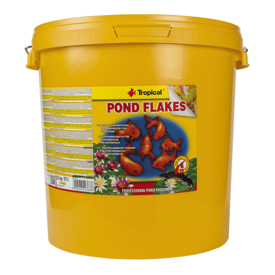 Amestec complet de furaje pentru pestii ornamentali TROPIFISH POND FLAKES 3.5KG Amestec complet de furaje pentru pestii ornamentali TROPIFISH POND FLAKES 3.5KG