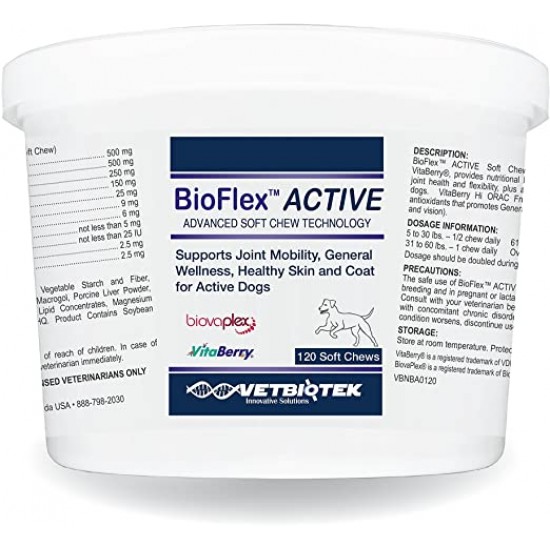 BIOFLEX active, VetBiotek, 120 tablete BIOFLEX active, VetBiotek, 120 tablete