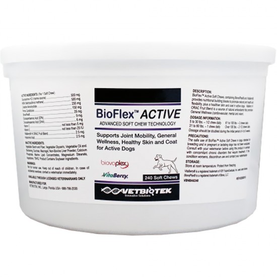 BIOFLEX active, VetBiotek, 240 tablete BIOFLEX active, VetBiotek, 240 tablete