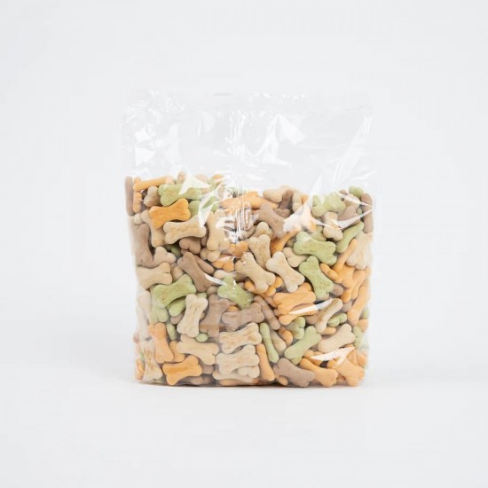 Recompense crocante pentru caini ROLLS ROCKY BISCUIȚI TRADIȚIONALI MINI Mix, 8 kg