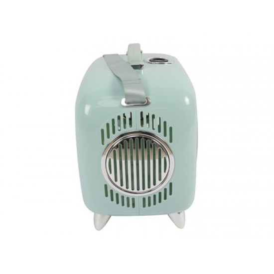 Cusca de transport caini si pisici, M-PETS, SIXTIES TV, albastru, 44,7 x 26,6 x 38,4 cm, 20400999