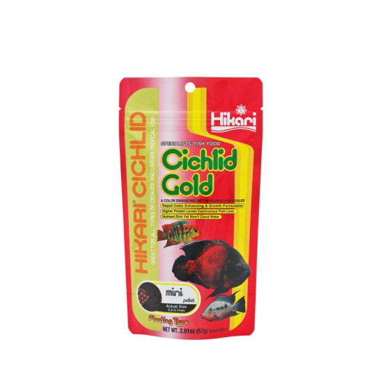 Dieta zilnica pentru ciclide HIKARI  CICHLID GOLD MINI 57GR