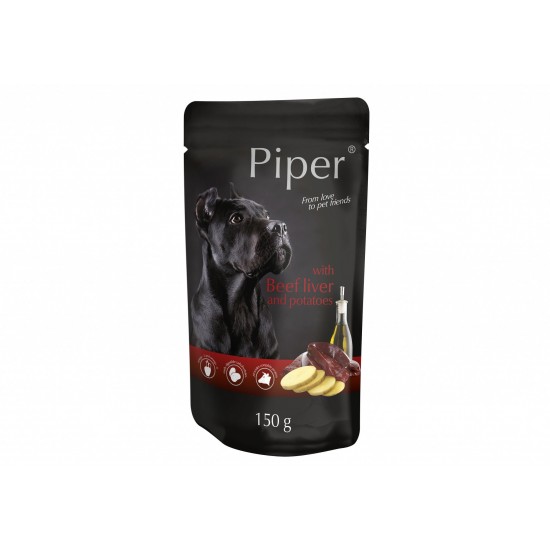 Hrana umeda Piper Adult, Ficat de Vita si Cartofi, 150 g