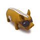 Jucarie din cauciuc moale, forma de porc, pentru caini, M-PETS GILMORE, 20x8x10 cm