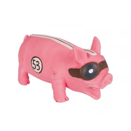 Jucarie din cauciuc moale, forma de porc, pentru caini, M-PETS GILMORE, 20x8x10 cm