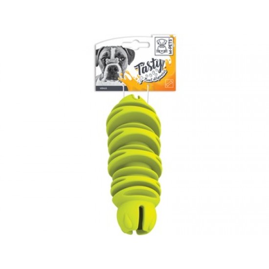 Jucarie din cauciuc pentru caini, VENUS M-PETS, verde, 14.7 x 6 x 6.1 cm