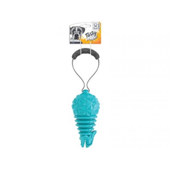 jucarie pentru caini cu dispenser de recomense DROGO M-PETS, albastru, 18 x 8.5 x 8.5 cm
