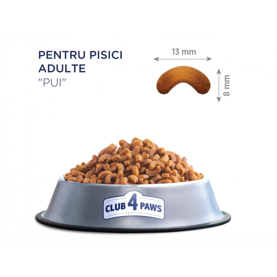 Club 4 Paws Premium, Hrana uscata pisici adulte, cu Pui 14kg